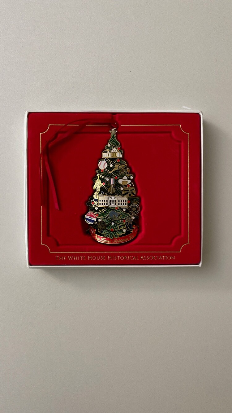 White House Historical Association Christmas Ornament 2015 Collectible